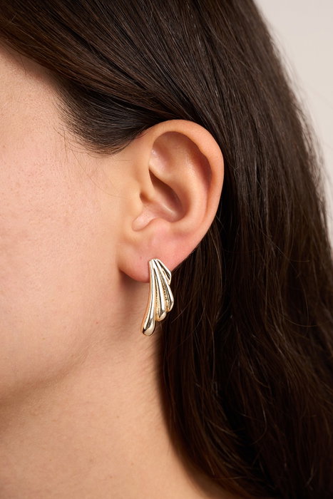 Heliophilia Silver Pendientes de Oro con Recubrimiento de Laca y Talla Única Heliophilia Silver Pendientes de Oro con Recubrimiento de Laca y Talla Única